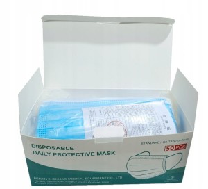 Maski jednorazowe 50 sztuk