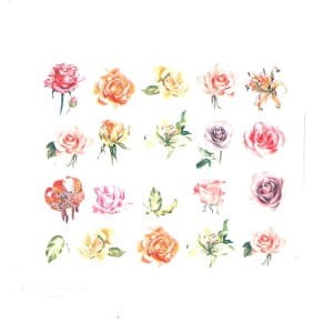 Naklejki wodne do paznokci Nr BN 1772