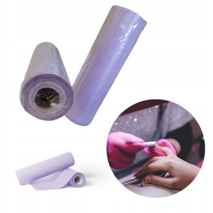 Podkład podfoliowany manicure 29  x 50 róż / lila