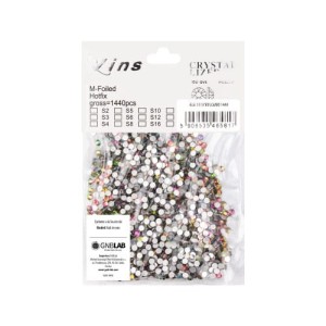 Cyrkonie do paznokci 1440 szt. czerwone